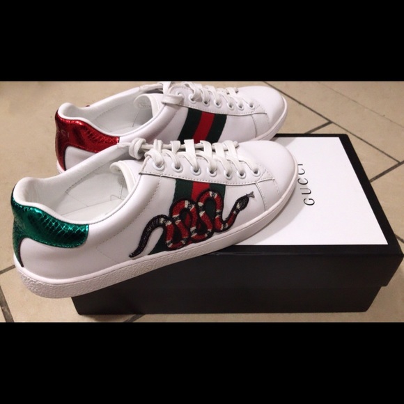 ace embroidered sneaker fake